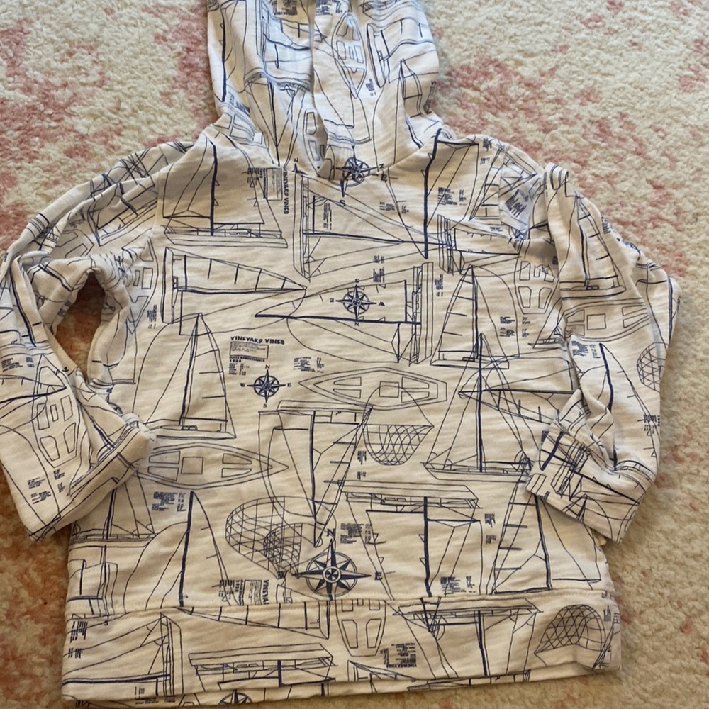 Boys vineyard vine pullover boat sweatshirt